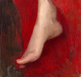 Studie eines Fußes, frühe 1880er Jahre
